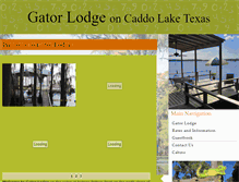 Tablet Screenshot of gatorlodge.com